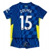 Officiële Voetbalshirt + Korte Broek Chelsea Kurt Zouma 15 Thuis 2021-22 - Kids